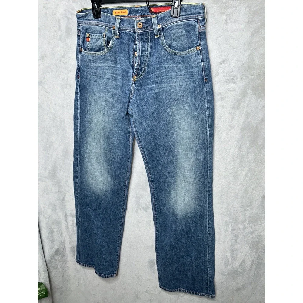 Adriano Goldschmied The Icon Jeans 32x34 Mens Wide Leg Y2K Baggy Pants Rare USA